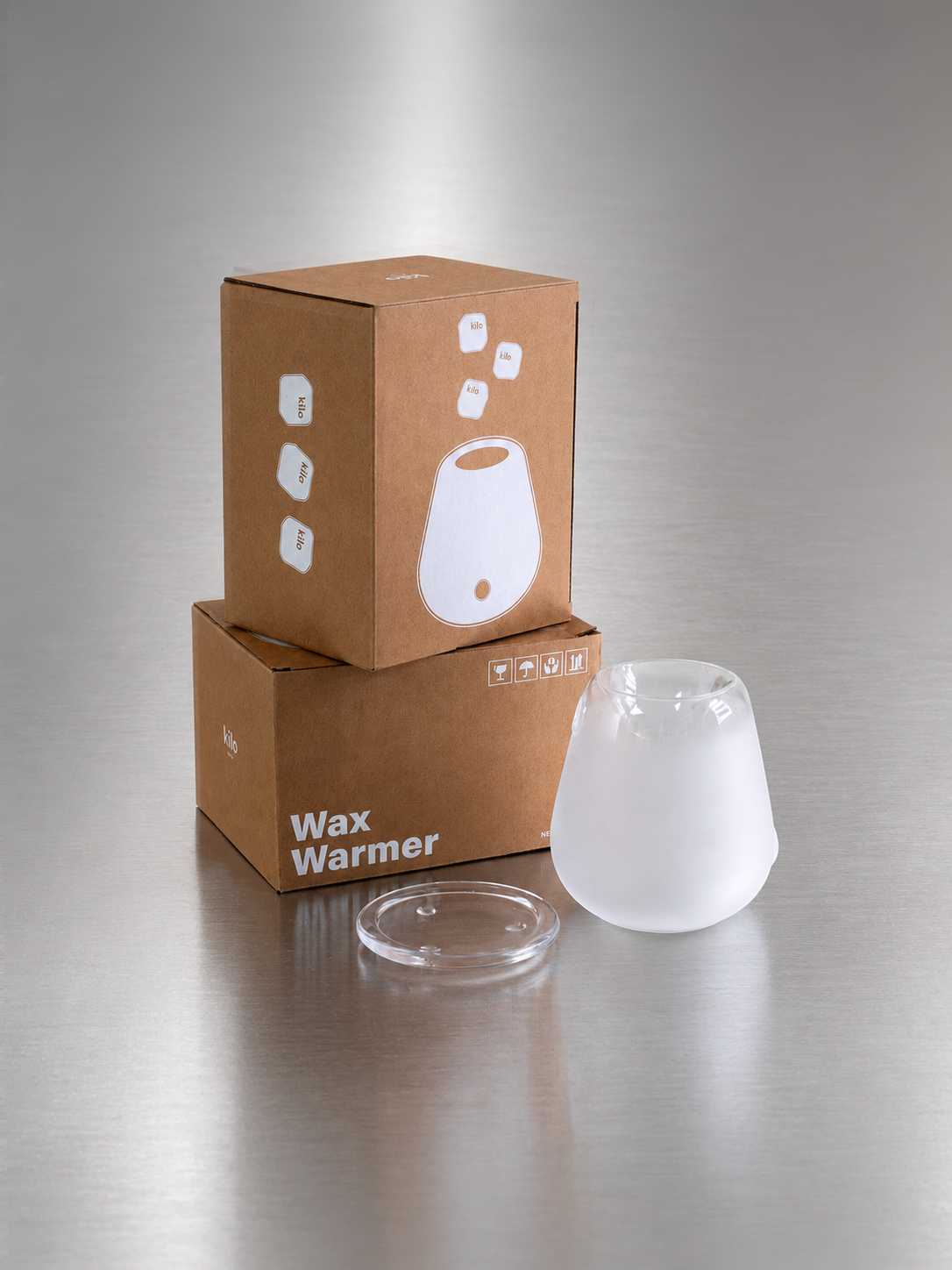 Frosted Glass Wax Warmer